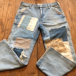 We the Free Patchwork Jeans